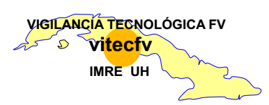 Vigilancia Tecnológica Fotovoltaica